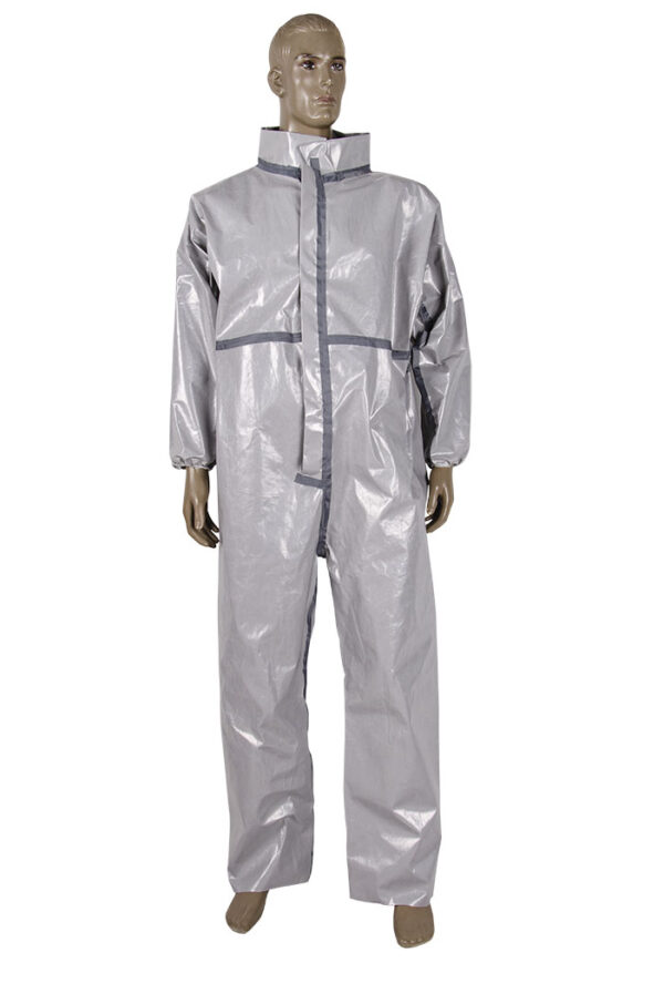 Heavy weight CHEMO Coverall with taped seams | Hubei Jialian Protection ...